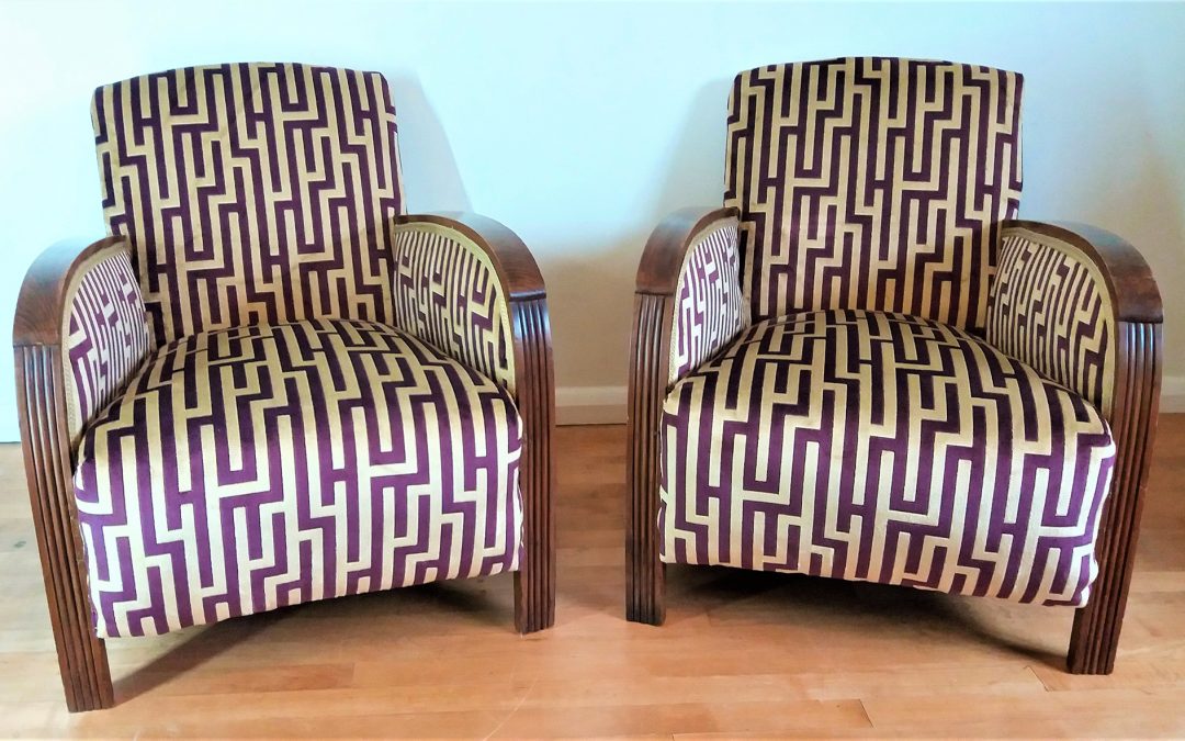 Art Deco Style Armchairs