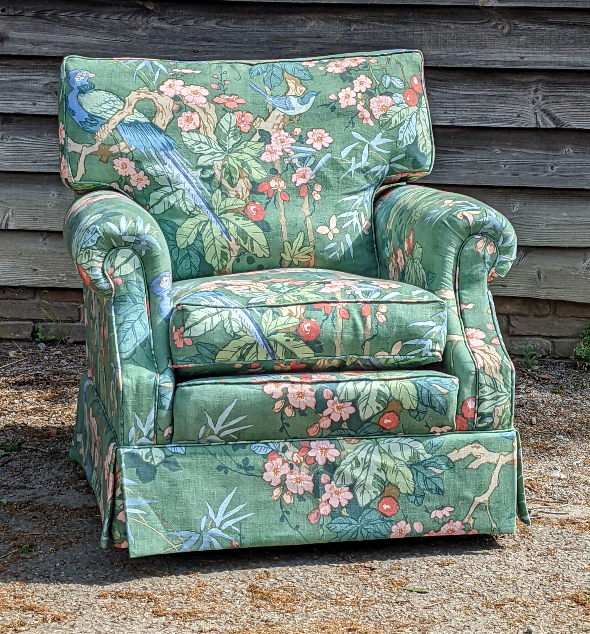 Peacock armchair